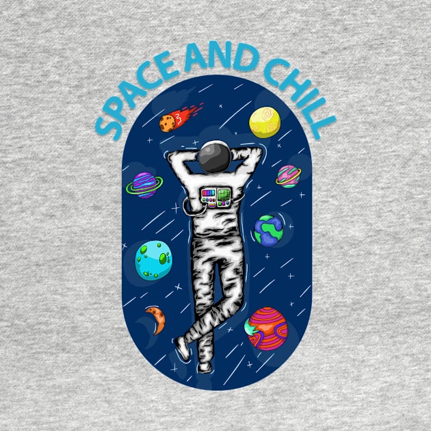 astronaut space and chill by perfunctory